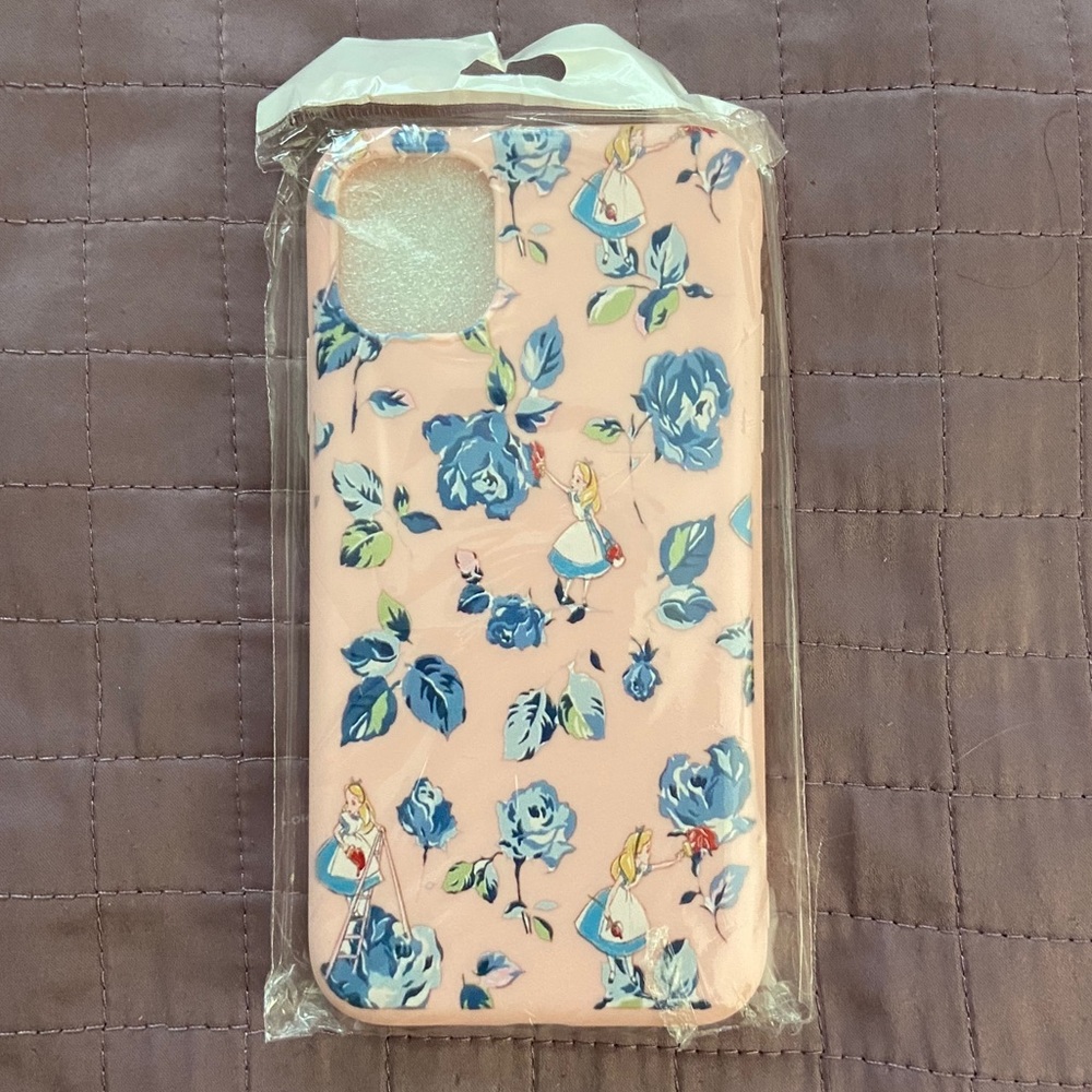 Alice In Wonderland Floral Print iPhone 11 Case